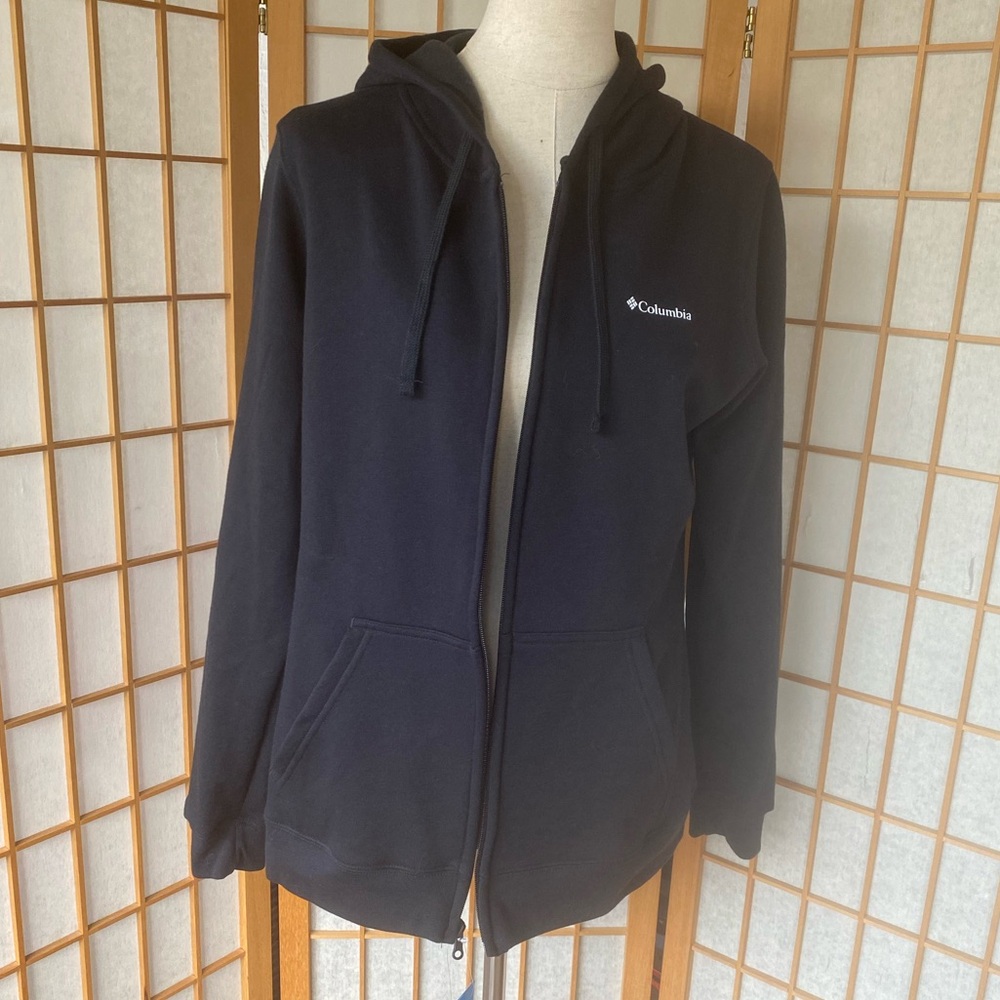 Columbia Black Cape Lacey Graphic Full Zip Hoodie Womens SZ L NWT - Picture 13 of 15